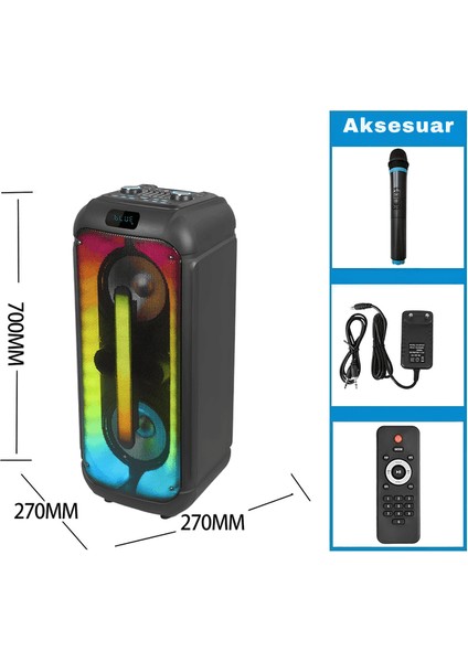 2801 Ultra Büyük Mikrofonlu Taşınabilir Speaker fırsatları