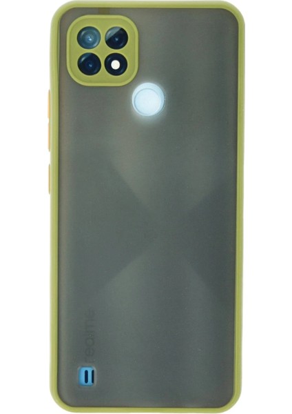Bfs Realme C21 Kılıf Montreal Silikon Kapak - Açık Yeşil