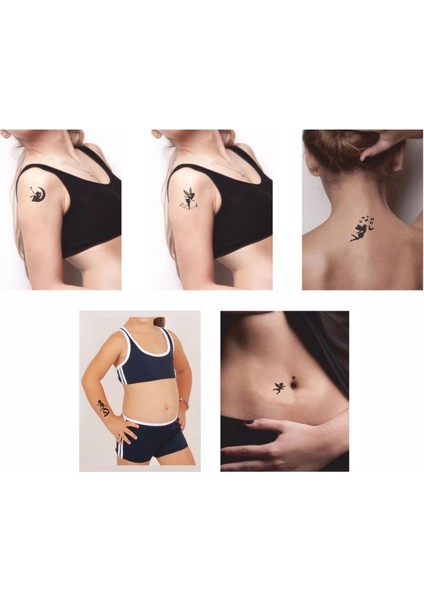 Peri Kızı Desenleri Kına ile Geçici Dövme Yapma Seti fiyatları