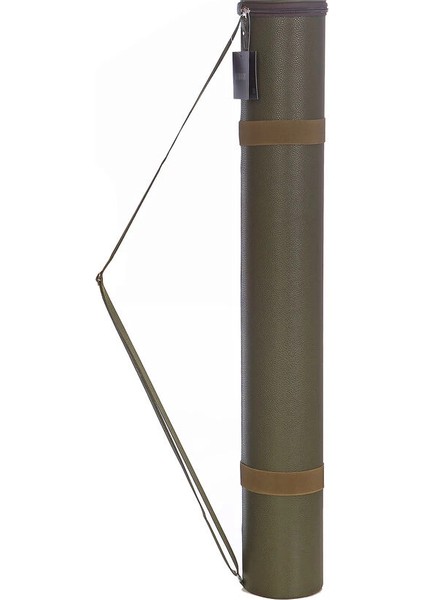 Deri Proje Tüpü (Proje Taşıma Çantası) Haki