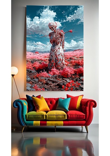 Ölü Çiçekler 1 Ev Duvar Salon Güzellik Salonu Ofis Dükkan Dekarasyon Kanvas Tablo