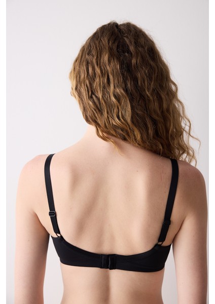 Siyah My Form Balenli Dolgusuz Toparlayıcı Sütyen fırsatları