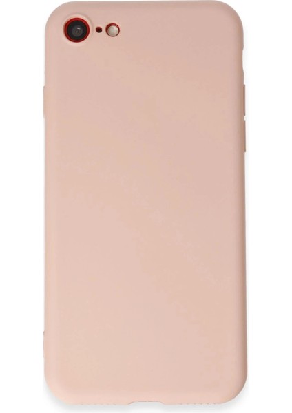 Bfs iPhone 7 Kılıf First Silikon - Pudra