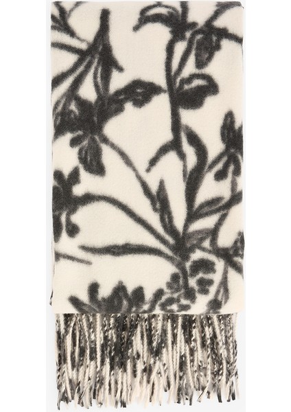 Renkli Flower Çizgili Yumuşak Dokulu Atkı fiyatları