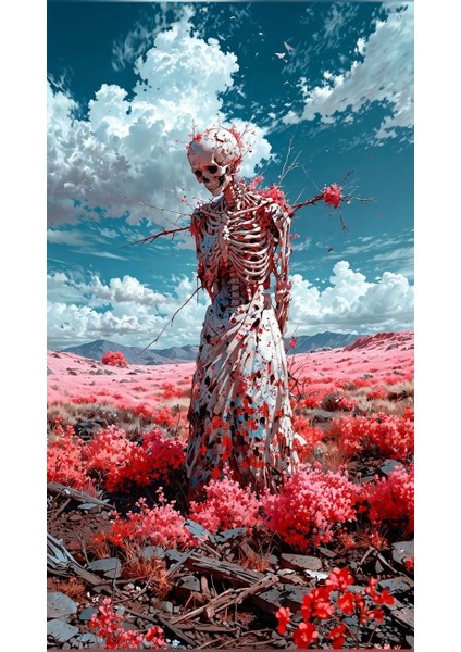 Ölü Çiçekler 1 Ev Duvar Salon Güzellik Salonu Ofis Dükkan Dekarasyon Kanvas Tablo fiyatları