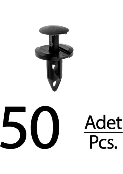 Audi, Volkswagen, Ford, Renault Için Tampon Izgara Klipsi- 50 Adet