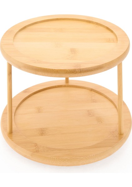 Houseware Katlı Döner Tabla - Bej - 25X21 cm fiyatları