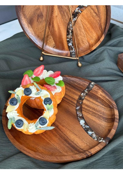 Akasya Servis Tabak 25CM