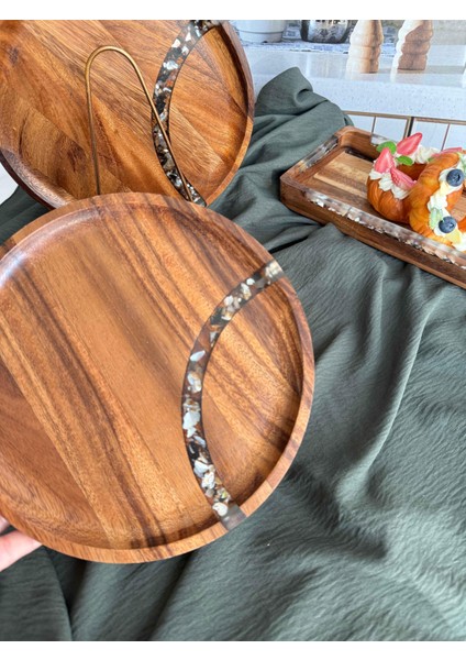 Akasya Servis Tabak 25CM modelleri