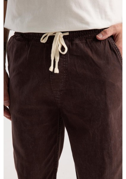 %100 Pamuk Ipli Bağlamalı Bol Kesim Pantolon fiyatları