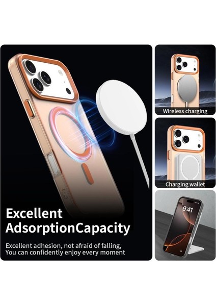 iPhone 17 Pro Max Magsafe Uyumlu Şeffaf Kılıf – Kamera Koruyuculu, Darbe Emici, Sararmaya Dayanıklı Premium Kapak