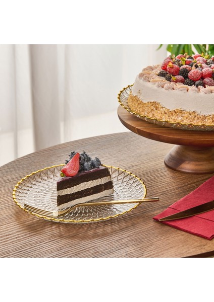 Kitchen Zelazo 7 Parça Pasta Seti - Şeffaf / Altın fiyatları