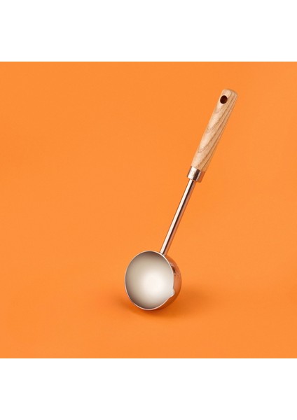 Ahşap Saplı Metal Ölçü Kaşığı - Gri / Kahverengi modelleri