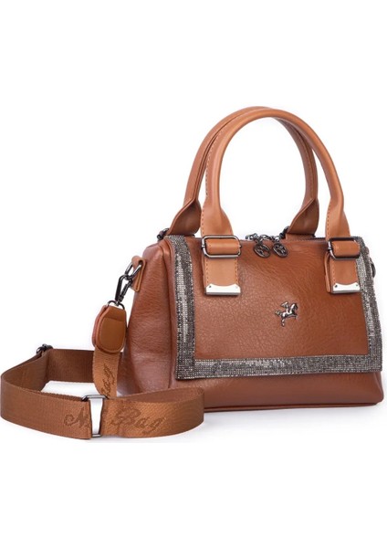 Vera Çanta Nas Bag Kadın Taşlı Şık Omuz ve El Çanta