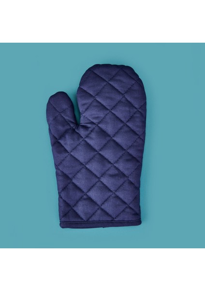 Gabardin Fırın Eldiveni - Lacivert - 17X30 cm modelleri