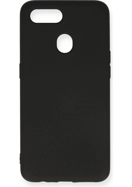 Bfs Oppo A12 Kılıf Nano Içi Kadife Silikon - Siyah