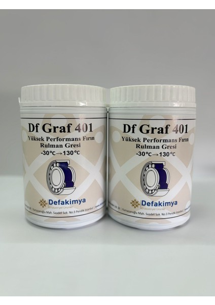 Df Graf 401 Yüksek Performans Rulman Gresi-1 kg