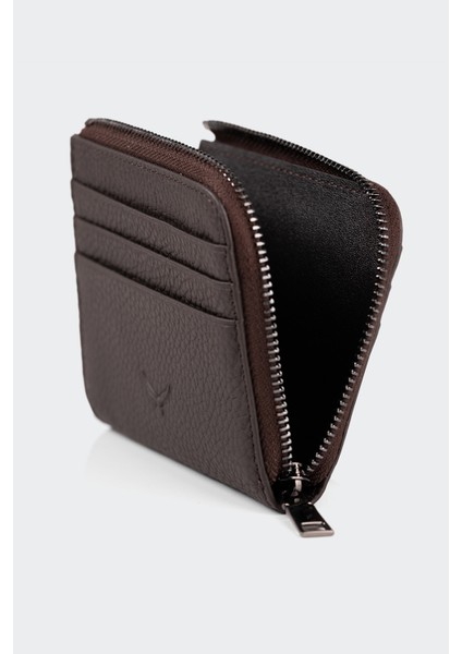 Hakiki Deri, El Yapımı, Erkek Kartlık, 6 Kart Yuvalı, 4506 Kahve fırsatları