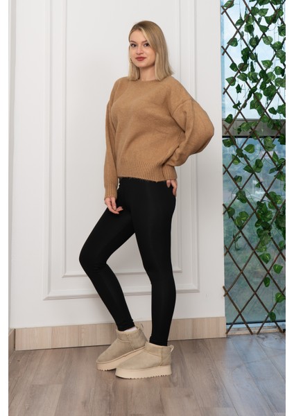 Yuvarlak Yaka Yumoş Triko Kazak 258181 fırsatları