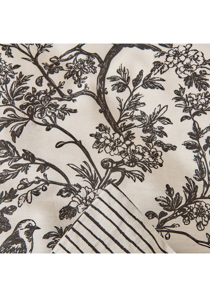 Soft Peace Çift Kişilik Nevresim Takımı - Beyaz / Antrasit modelleri