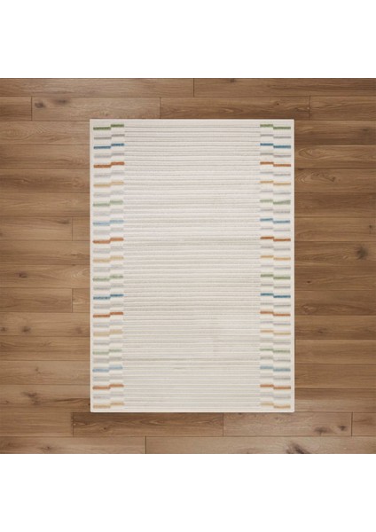 Soft Mono Tozumaz Antialerjik Halı - Kırık Beyaz - 120X180 cm