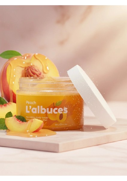 Peach Body Scrub 400GR – Vegan, Temiz Içerikli, Şeftali Kokulu Pürüzsüz Cilt Bakımı fırsatları