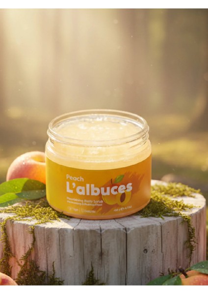 Peach Body Scrub 400GR – Vegan, Temiz Içerikli, Şeftali Kokulu Pürüzsüz Cilt Bakımı indirimleri