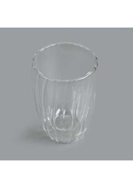 Stripe Çift Cidarlı Bardak - Şeffaf - 450 ml modelleri