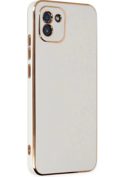 Bfs Samsung Galaxy A03 Kılıf Volet Silikon - Beyaz