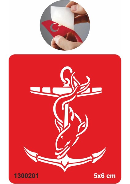 Deniz Aşkı Çapa Tattoo Geçici Dövme Şablonları Kına Kalıpları