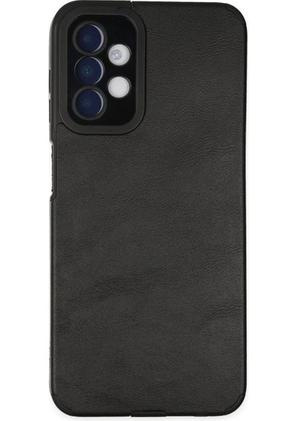 Bfs Samsung Galaxy A04S Kılıf Loop Deri Silikon - Siyah