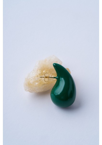 Su Damlası Küpe - Yeşil fırsatları