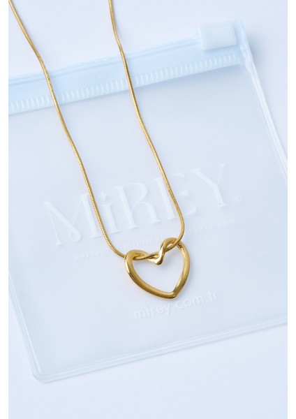 Smoothly Gold Kalp Çelik Kolye indirimleri