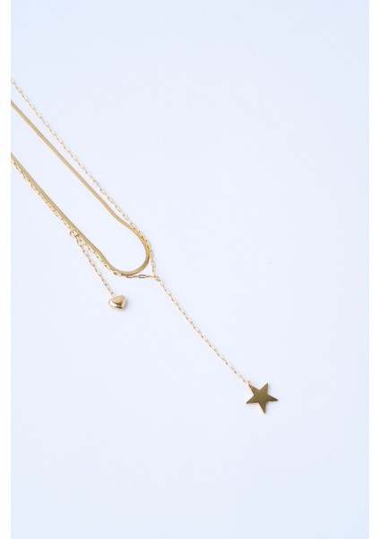 Italian Star Triple Gold Çelik Kolye fırsatları