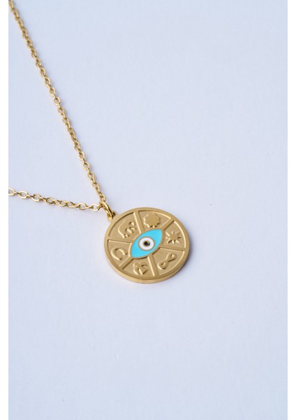 Lucky Charm Çelik Kolye indirimleri