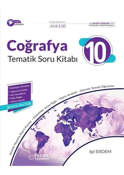 Palme Yayınevi 10.sınıf Joker Coğrafya Tematik Soru Bankası