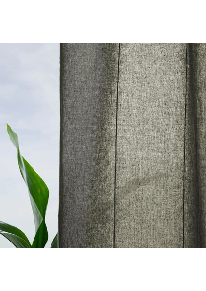 Lenda Fon Perde / 2 Kanat Açık Gri Yeşil 140 x 300 cm Işık Filtreleyici Pamuk fiyatları