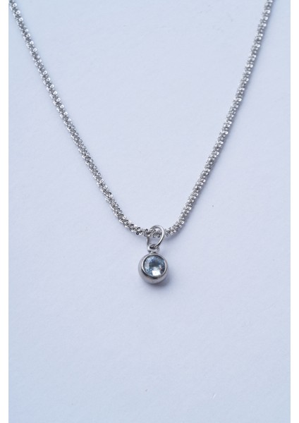 Droplet Silver Çelik Kolye fırsatları