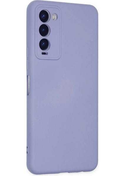 Bfs Tecno Camon 18 Kılıf Nano Içi Kadife Silikon - Lila modelleri