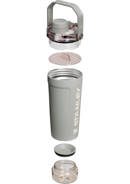 The Activate Shaker Bottle 20 Oz | 591 ml Sporcu Shaker Termos - Sage Grey modelleri
