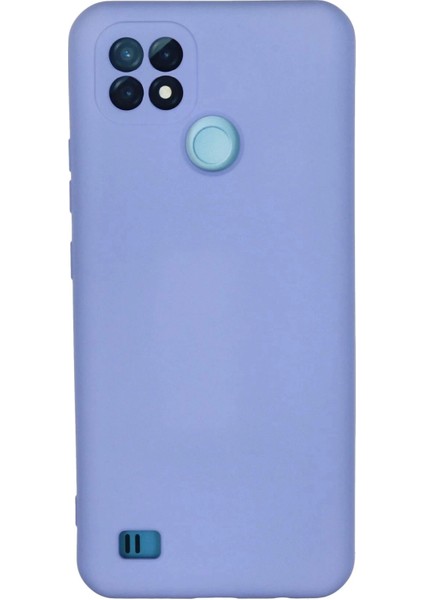 Bfs Realme C21 Kılıf Nano Içi Kadife Silikon - Lila fiyatları