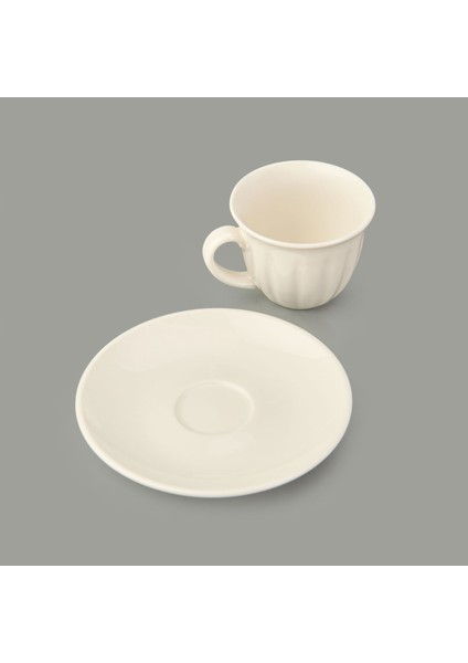 Kitchen Olympos 6'lı Kahve Fincanı Takımı - Krem - 90 ml modelleri