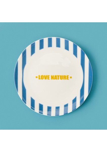 Kitchen Love Nature Tatlı Tabağı - Mavi - 19 cm modelleri