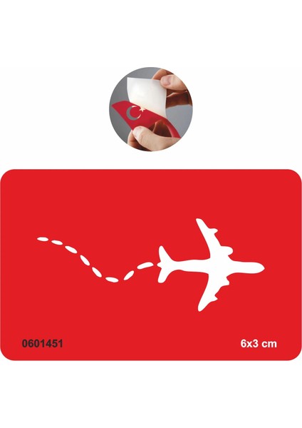 Uçak Isli Teyyare Tattoo Geçici Dövme Şablonları Kına Kalıpları