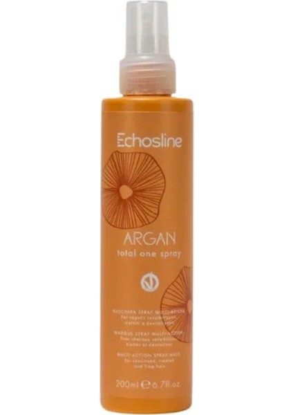 Echos Vegan Argan Total One Spray 200ML Durulanmayan