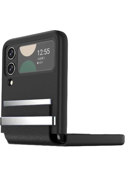 Bfs Samsung Galaxy Z Flip 4 Kılıf Belt Flip Kapak - Siyah fırsatları