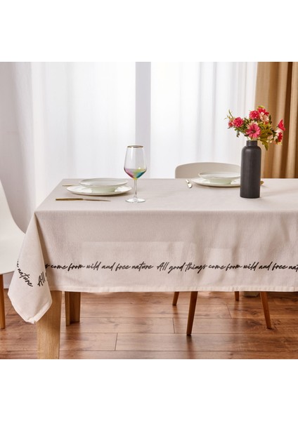 Soft Ruvo Masa Örtüsü - Ekru - 140X200 cm fiyatları