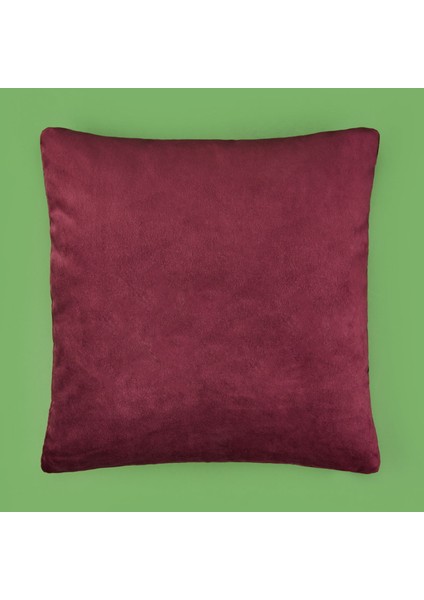 Soft Shiney Kırlent - Mürdüm - 40X40 cm