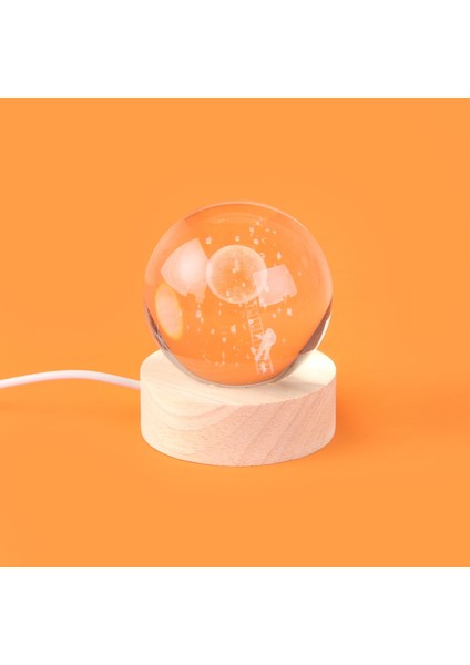 Deco Astronot Ledli Küre - 6 cm