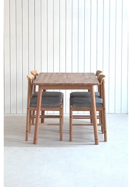 Alaçatı Masif Kayın Ahşap Mutfak Masası - 115 x 80 modelleri